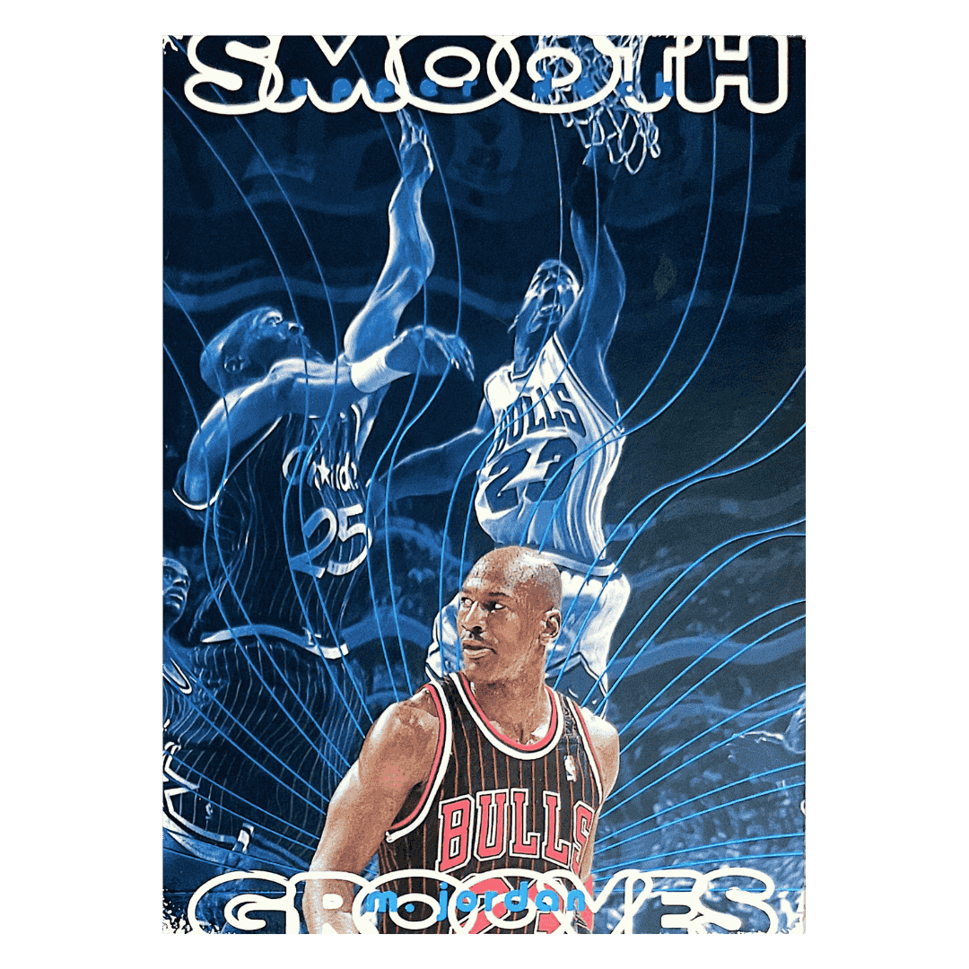 Michael Jordan 1996 Upper Deck Smooth Grooves Insert Card #SG8