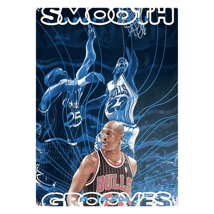 Michael Jordan 1996 Upper Deck Smooth Grooves Insert Card #SG8