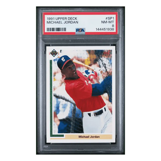 Michael Jordan PSA 8 1991 Upper Deck Card #SP1