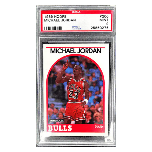 Michael Jordan PSA 9 1989 Hoops Card #200