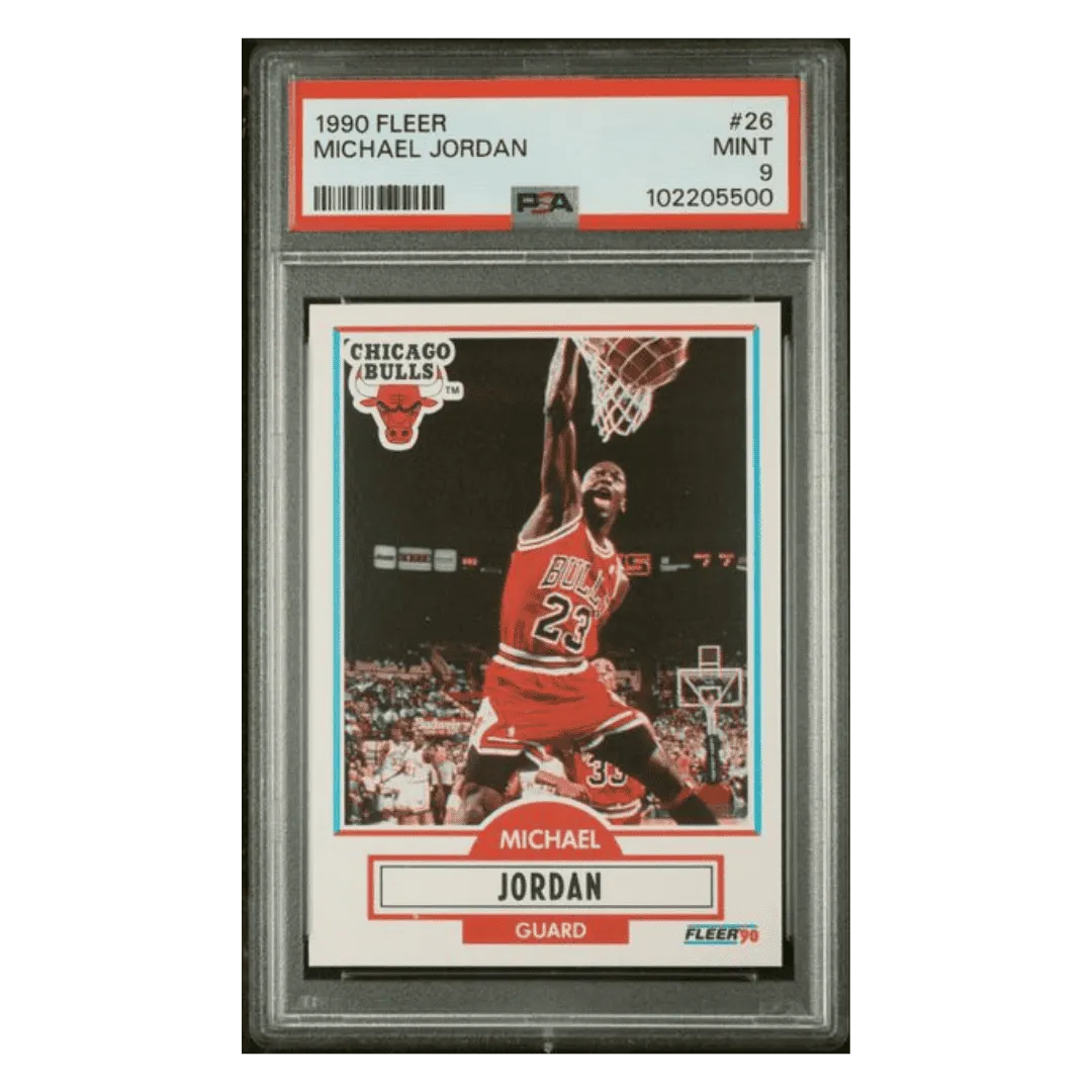 Michael Jordan PSA 9 1990 Fleer Card #26