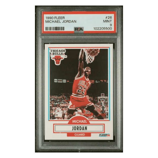 Michael Jordan PSA 9 1990 Fleer Card #26