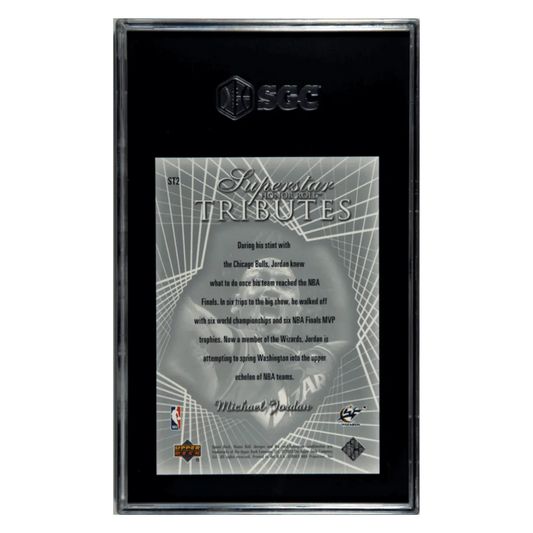 Michael Jordan SGC 10 2002-03 Upper Deck Honor Roll Superstar Tributes Card #ST2