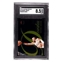 Michael Jordan SGC 8.5 1993-94 Skybox Premium Dynamic Dunks Card #D4