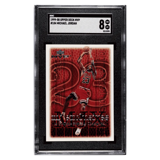 Michael Jordan SGC 8 1999-00 Upper Deck MVP Card #184