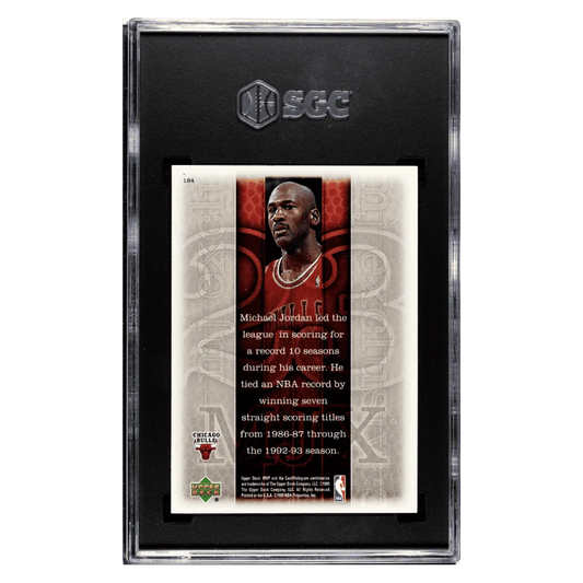 Michael Jordan SGC 8 1999-00 Upper Deck MVP Card #184