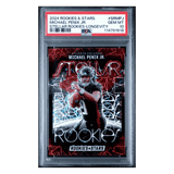 Michael Penix Jr PSA 10 2024 Panini Rookies & Stars Stellar Rookies Longevity Rookie RC Card #SRMPJ