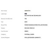 Michael Penix Jr PSA 10 2024 Panini Rookies & Stars Stellar Rookies Longevity Rookie RC Card #SRMPJ