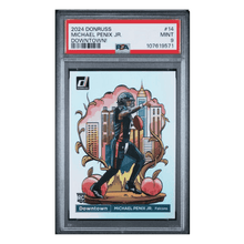 Michael Penix Jr PSA 9 2024 Panini Donruss Downtown! Rookie RC Card #14