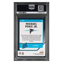 Michael Penix Jr PSA 9 2024 Panini Donruss Optic Rated Rookie Red Mojo Card #279