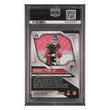 Michael Penix Jr PSA 9 2024 Panini Prizm Autograph Green Scope Rookie RC #d/75 Card #378