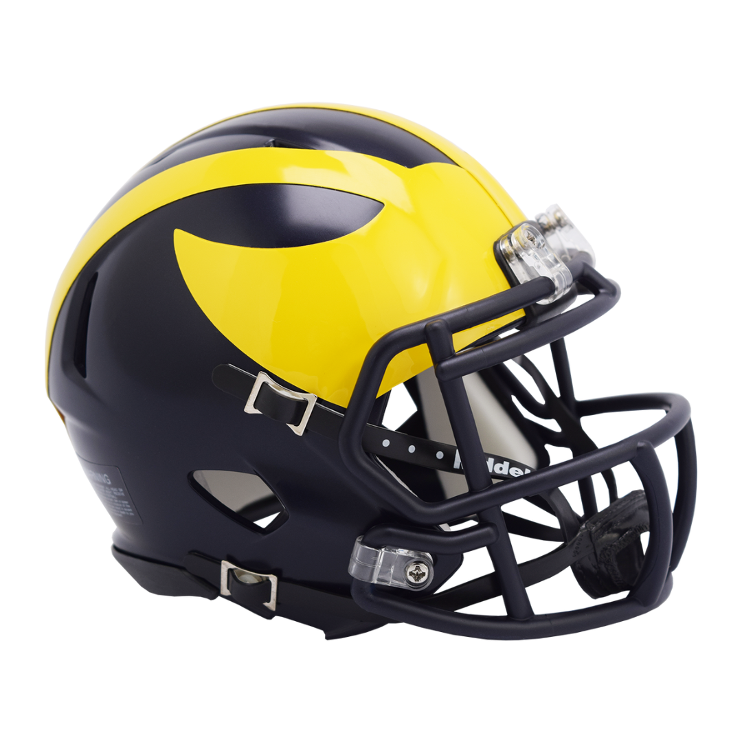 Michigan Wolverines Speed Riddell Mini Football Helmet