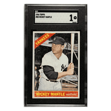 Mickey Mantle SGC 1 1966 Topps Card #50