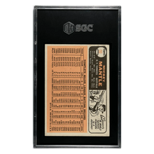 Mickey Mantle SGC 1 1966 Topps Card #50