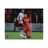 Miguel Perez St Louis City SC Autographed Dribbling 8x10 Photo - Fan Cave COA