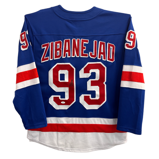 Mika Zibanejad New York Rangers Autographed Fanatics Home Jersey - JSA COA