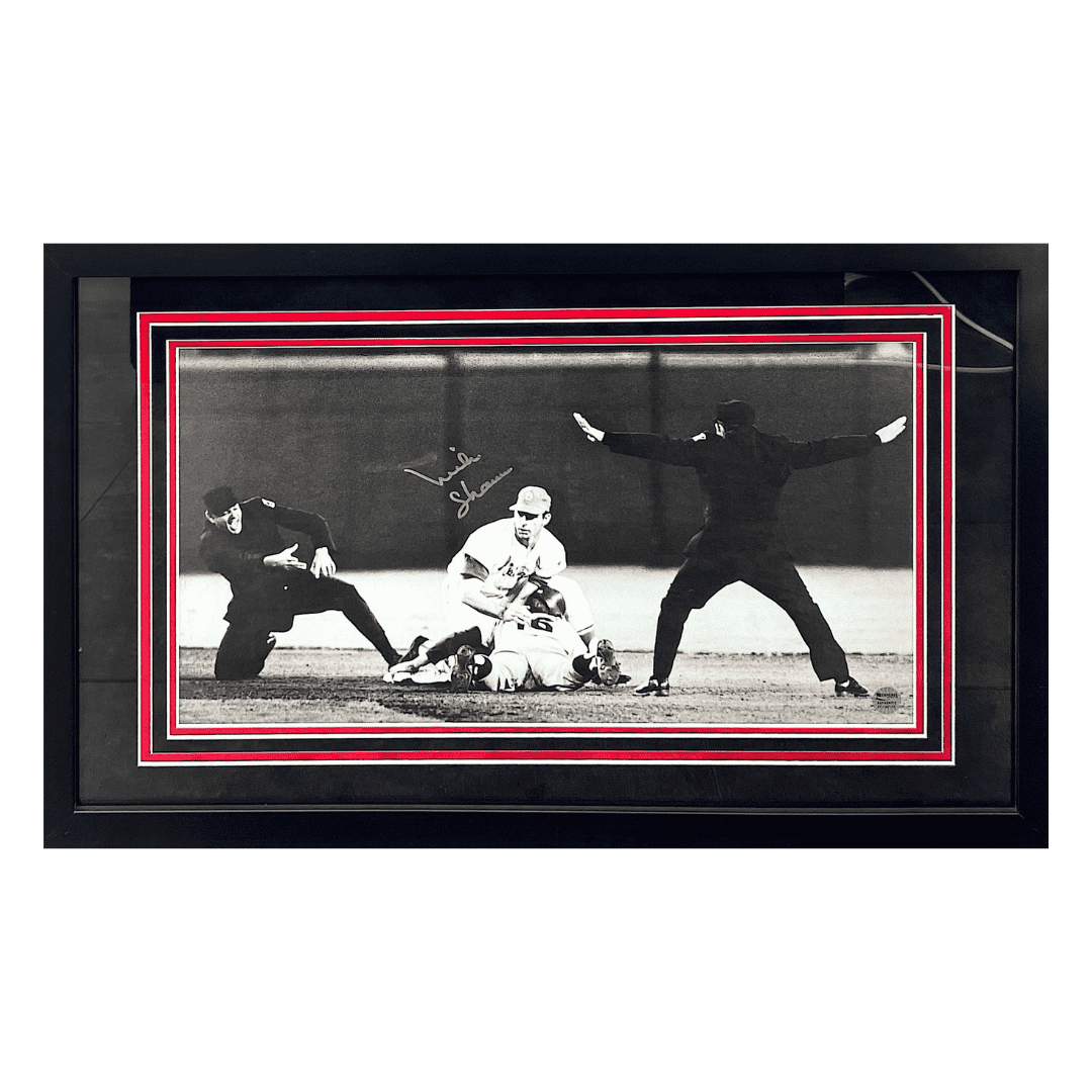 Mike Shannon St Louis Cardinals Autographed Framed 11x20 Photo -Fan Cave COA