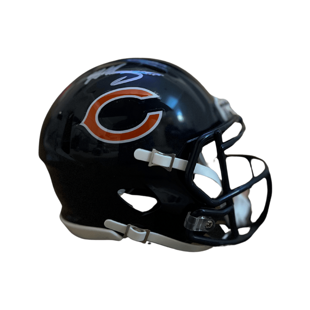 Mike Singletary Chicago Bears Autographed Mini Speed Helmet - Beckett COA