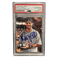 Mike Lowell 2008 Upper Deck Baseball Series 2 Season Highlights Autograph Card #747