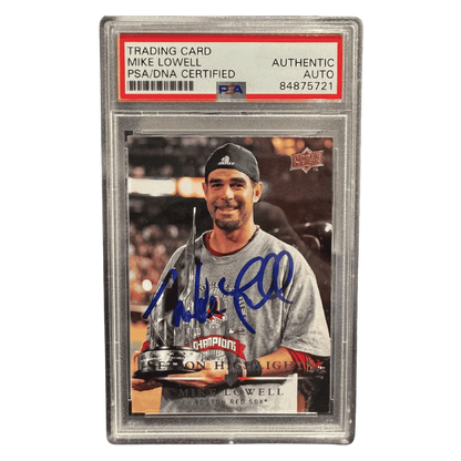 Mike Lowell 2008 Upper Deck Baseball Series 2 Season Highlights Autograph Card #747