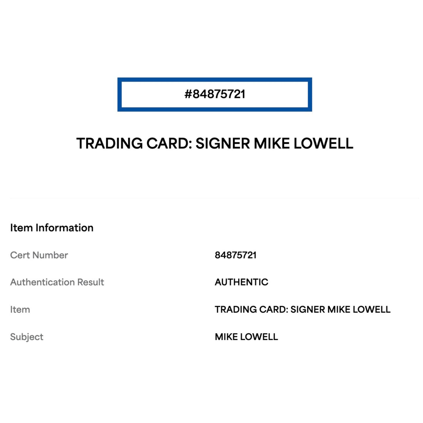 Mike Lowell 2008 Upper Deck Baseball Series 2 Season Highlights Autograph Card #747