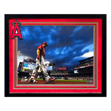 Mike Trout Los Angeles Angels Autographed Framed 16x20 - MLB & Steiner COA