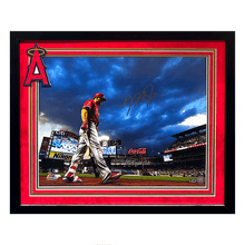 Mike Trout Los Angeles Angels Autographed Framed 16x20 - MLB & Steiner COA