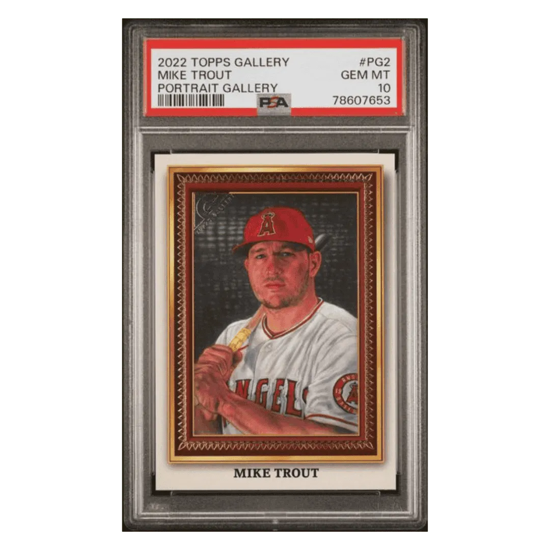 Mike Trout PSA 10 2022 Topps Portrait Gallery Card #PG2