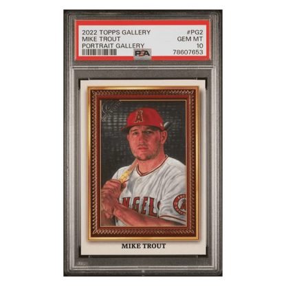 Mike Trout PSA 10 2022 Topps Portrait Gallery Card #PG2