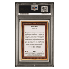 Mike Trout PSA 10 2022 Topps Portrait Gallery Card #PG2