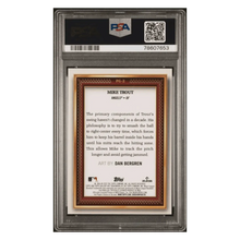 Mike Trout PSA 10 2022 Topps Portrait Gallery Card #PG2