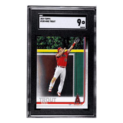 Mike Trout SGC 9 2019 Topps Card #100