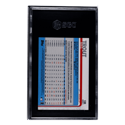 Mike Trout SGC 9 2019 Topps Card #100