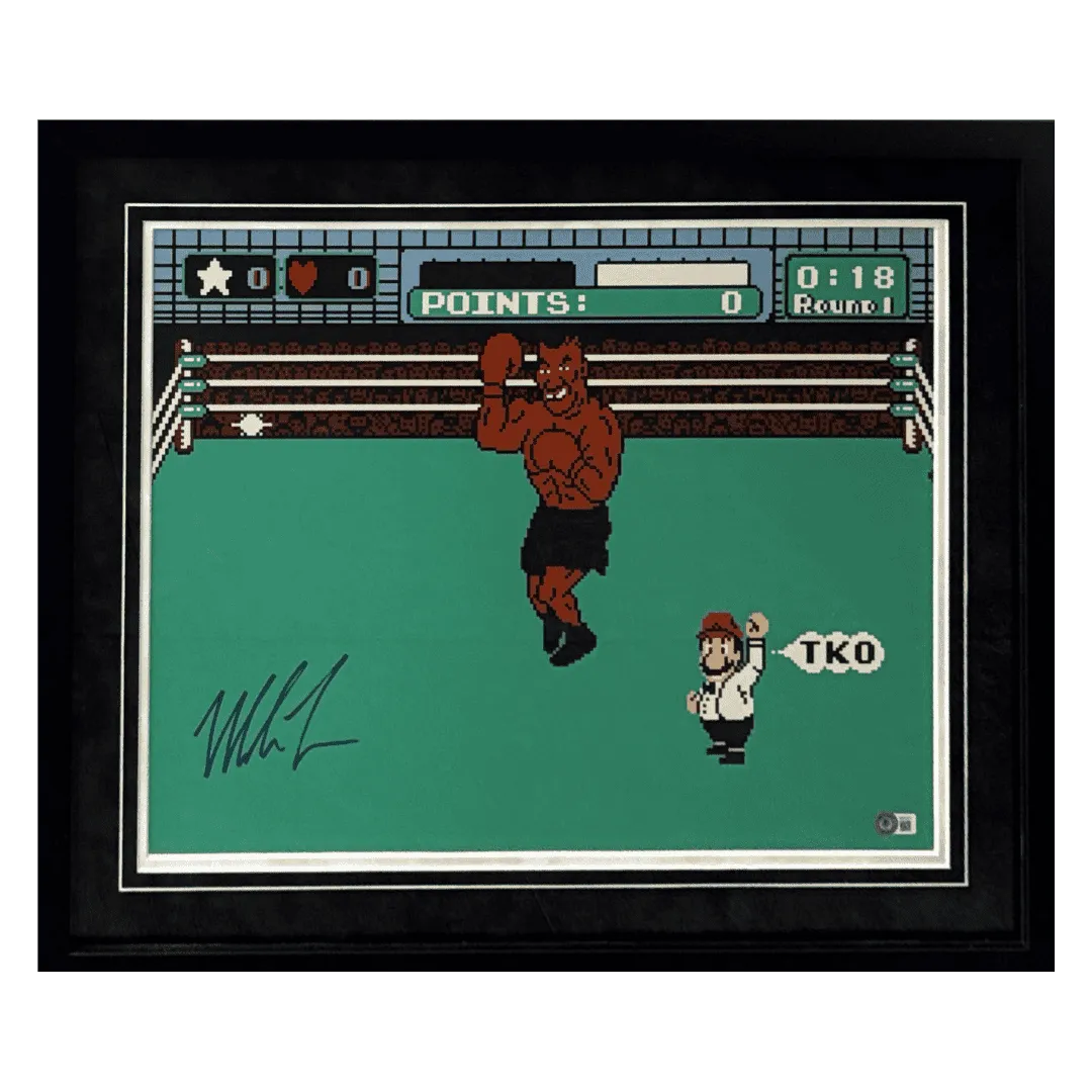 Mike Tyson Autographed Framed 16x20 Photo - Tyson COA