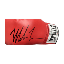 Mike Tyson Autographed Red Everlast Boxing Glove - Beckett COA (Left Hand)