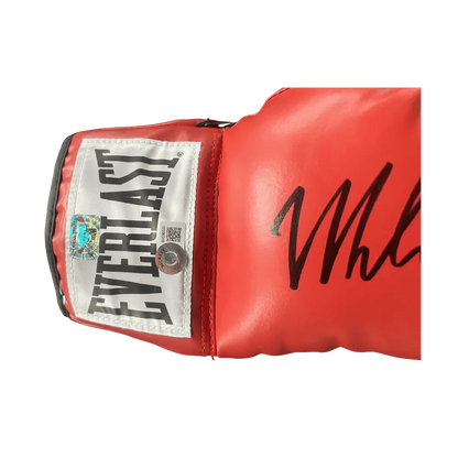 Mike Tyson Autographed Red Everlast Boxing Glove - Beckett COA (Right Hand)