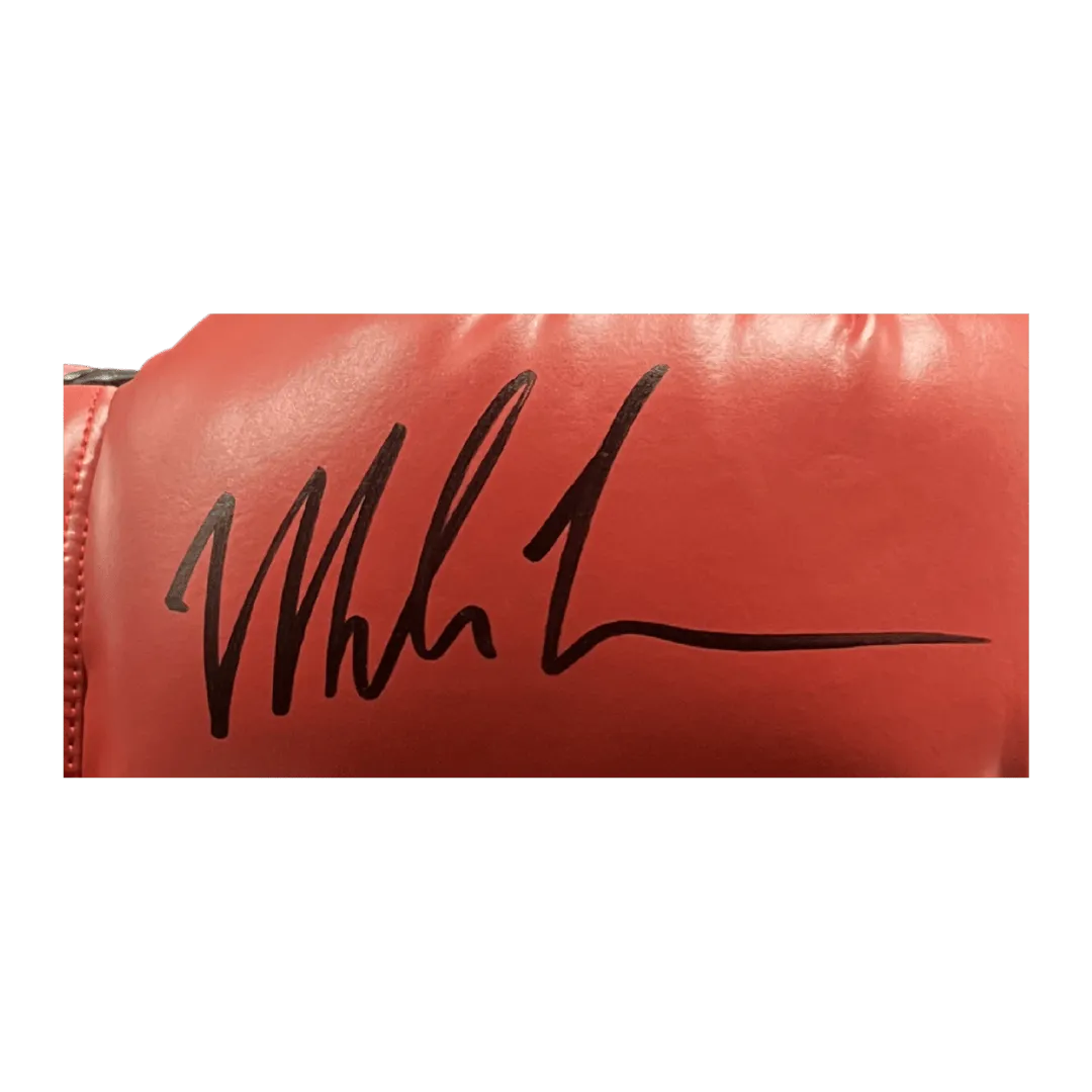 Mike Tyson Autographed Red Everlast Boxing Glove - Beckett COA (Right Hand)