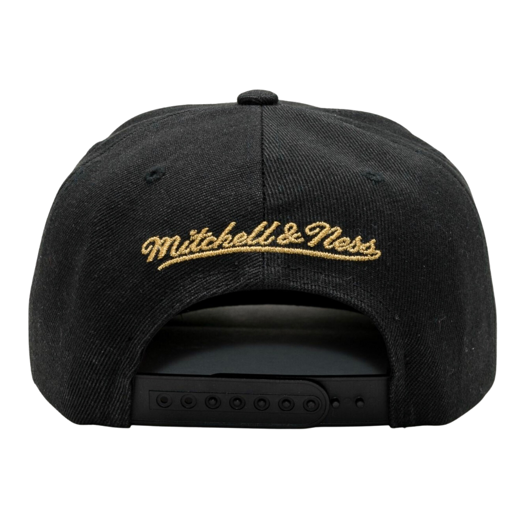 Milwaukee Bucks Mitchell and Ness BHM Logo Snapback Hat