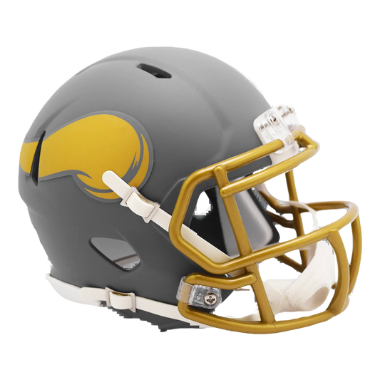 Minnesota Vikings Slate Speed Riddell Mini Football Helmet