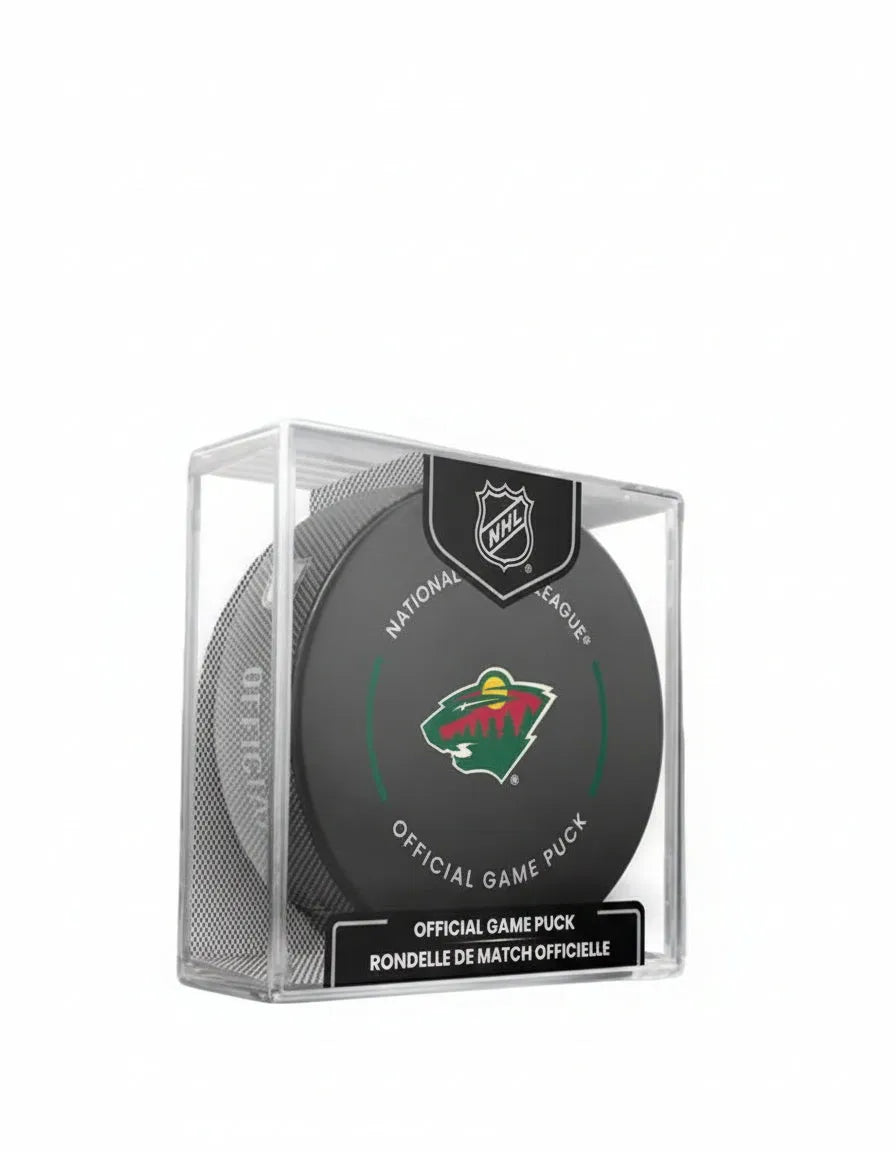 Minnesota Wild 2022-2023 Unsigned Official Game Puck