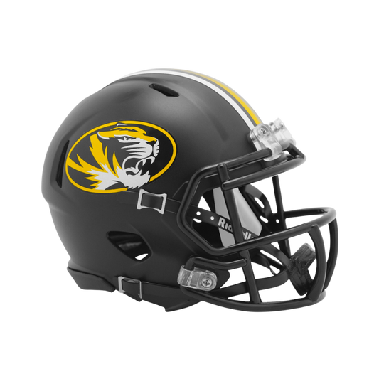 Missouri Tigers Anodized Black Speed Riddell Mini Football Helmet