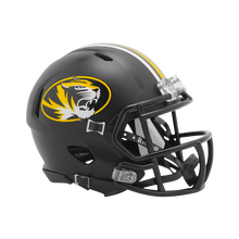 Missouri Tigers Anodized Black Speed Riddell Mini Football Helmet