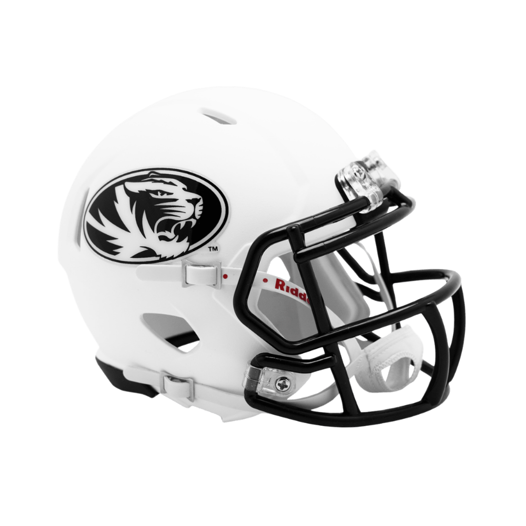 Missouri Tigers Matte White Unsigned Mini Speed Replica Football Helmet
