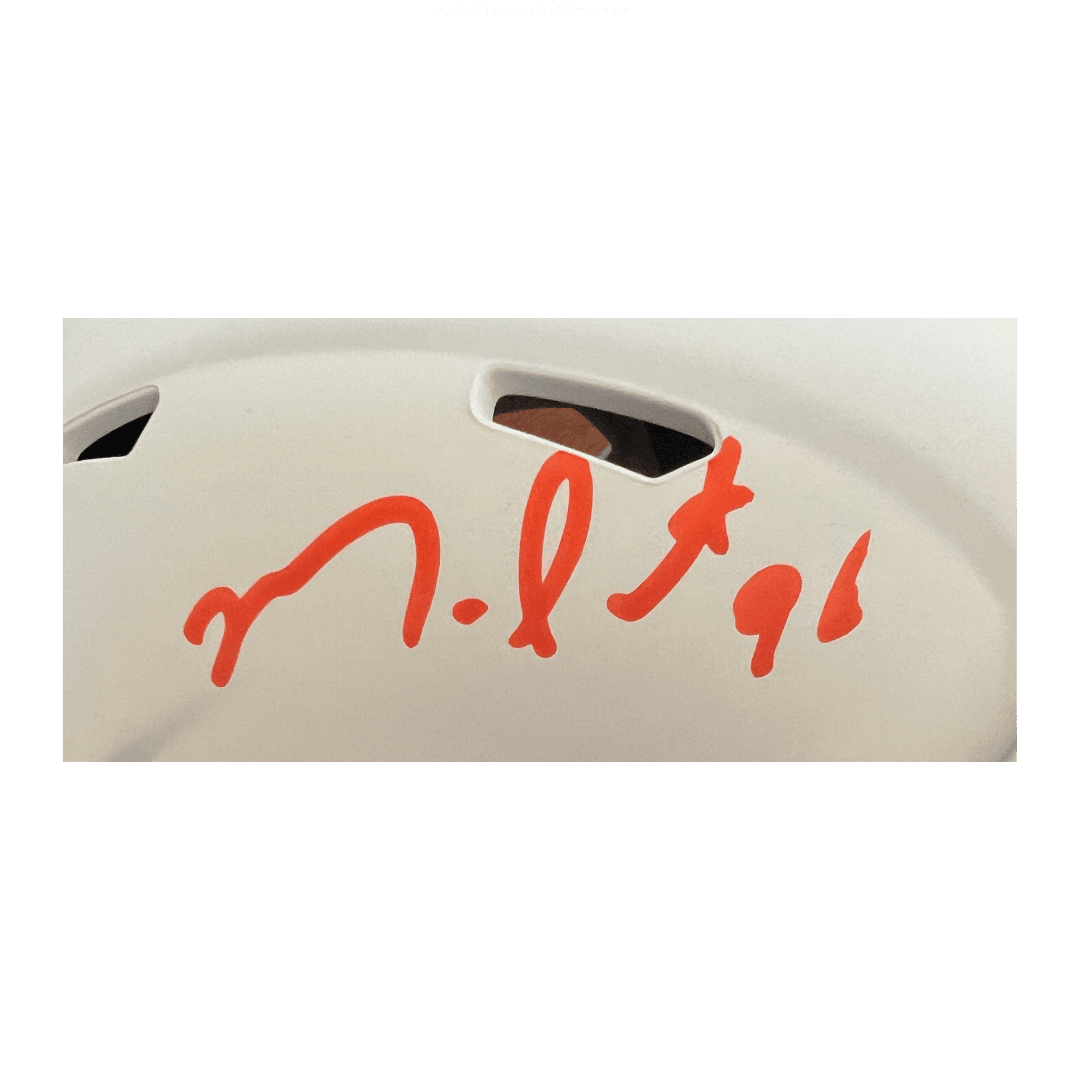 Montez Sweat Chicago Bears Autographed Lunar Eclipse Speed Mini Helmet - JSA COA