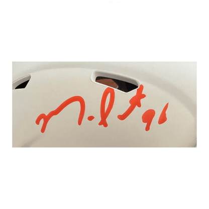 Montez Sweat Chicago Bears Autographed Lunar Eclipse Speed Mini Helmet - JSA COA