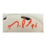 
Montez Sweat Chicago Bears Autographed Lunar Eclipse Speed Mini Helmet - JSA COA — Back