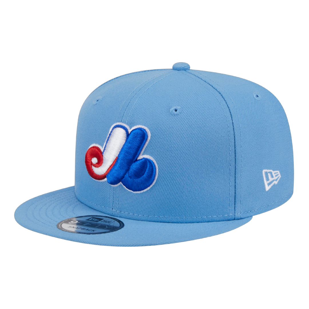 Montreal Expos Sky Blue 9FIFTY Snapback Hat