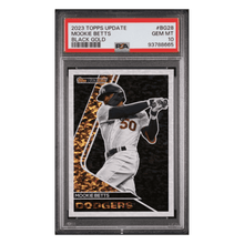 Mookie Betts PSA 10 2023 Topps Update Black Gold Card #BG28