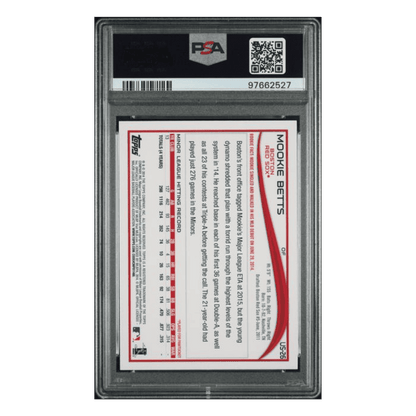 Mookie Betts PSA 8 2014 Topps Update Batting Card #US26
