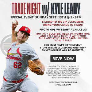 Fan Cave Trade Night w/ St Louis Cardinals Pitcher: Kyle Leahy!